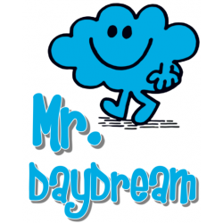 Mr Men and Little Miss Mr. Daydream T Shirt Iron on Transfer Decal #12